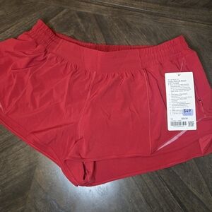 Lululemon Hotty Hot Shorts Dark Red Sz 14